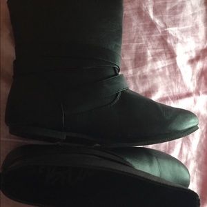 Black ankle boots